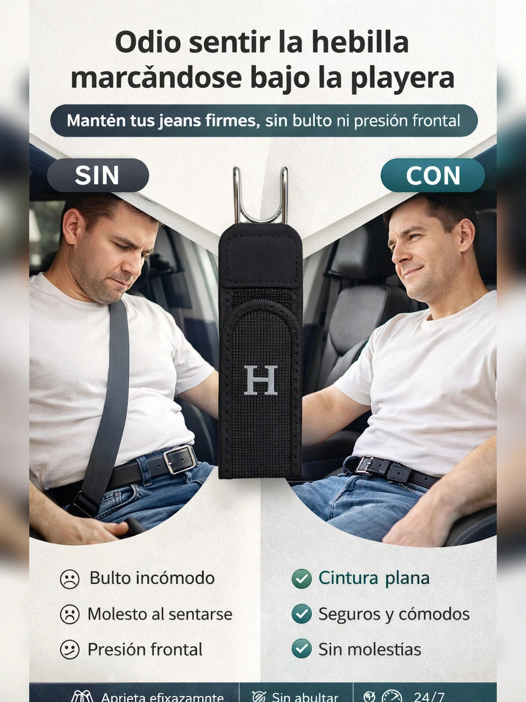 Cinturón sin Hebilla Pack de 5