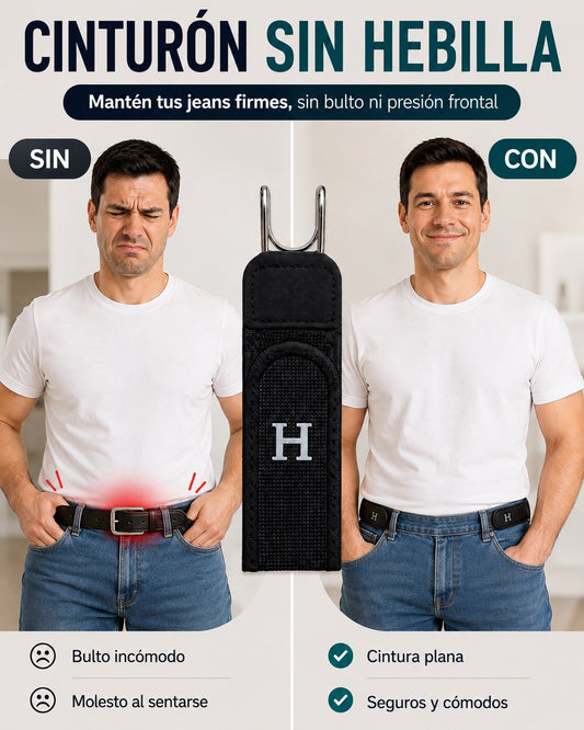 FlexBelt Pro™️ Cinturón sin Hebilla Pack de 5 piezas